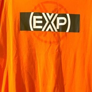 Express men graphic t-shirt XXL orange